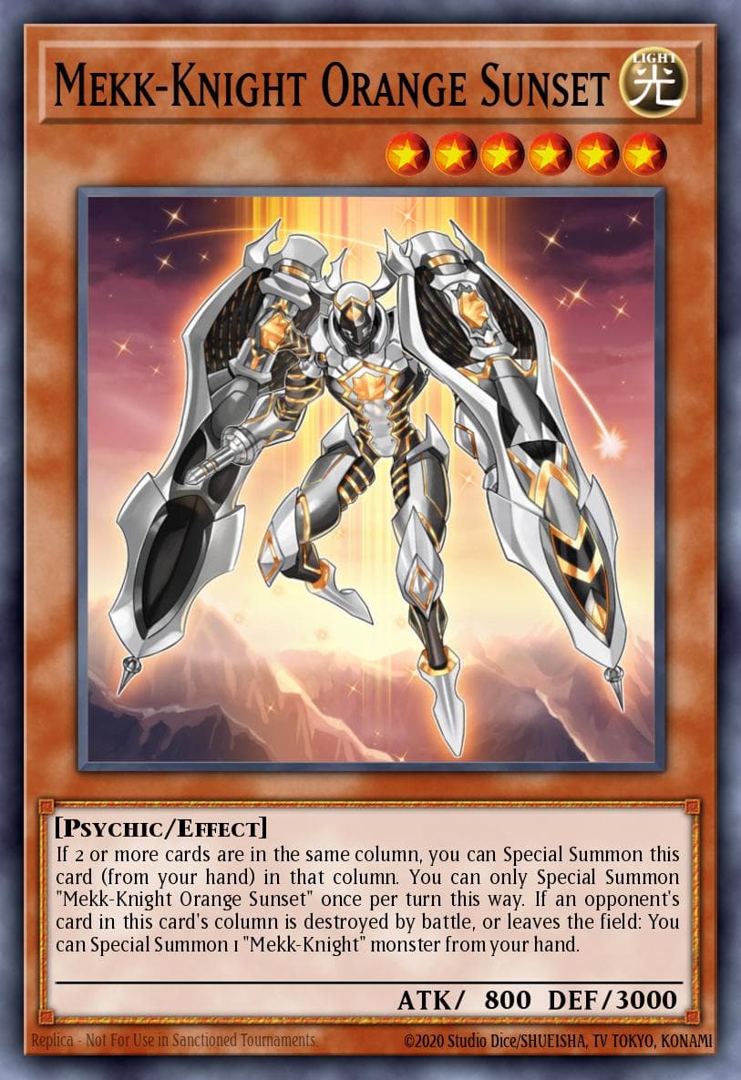 Mekk-Knight Orange Sunset #EXFO-JP016