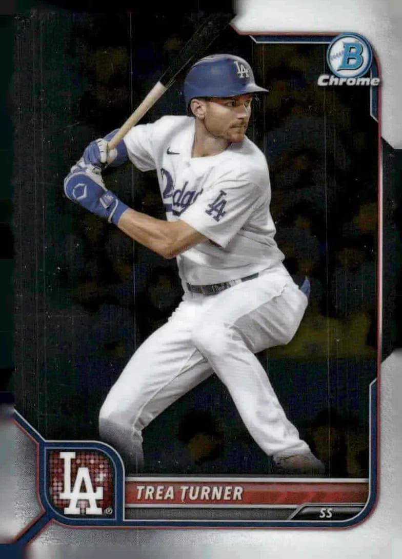 Trea Turner 2022 bowman Bowman Chrome