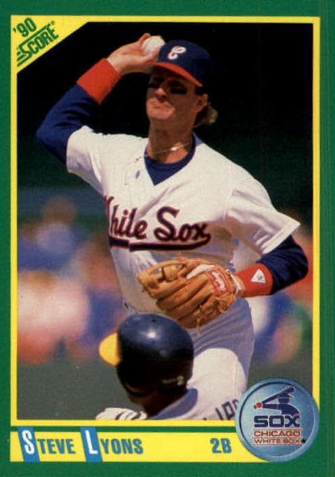 Steve Lyons 1990 panini Score