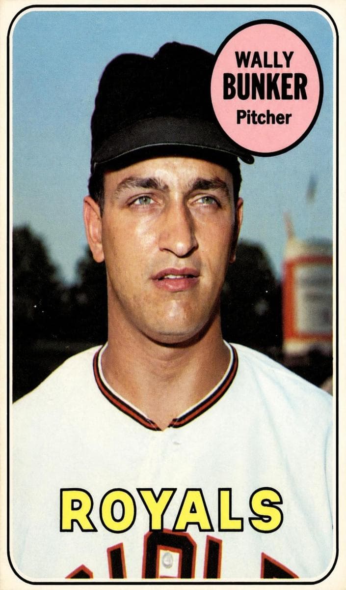Wally Bunker 1969 topps O-Pee-Chee