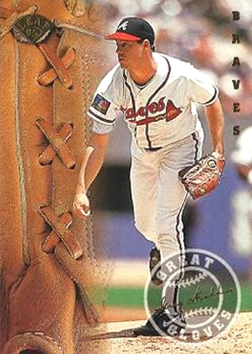 Greg Maddux 1995 leaf Leaf