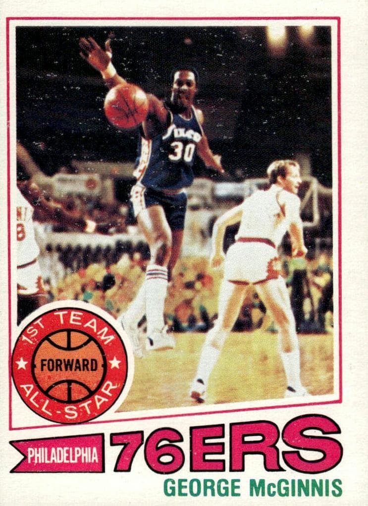 George McGinnis 1977 topps Topps