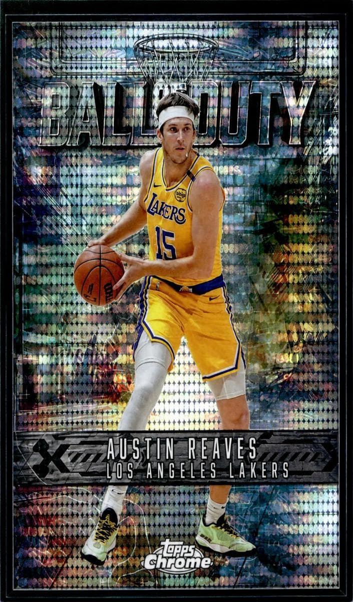 Austin Reaves 2025 topps Topps Chrome