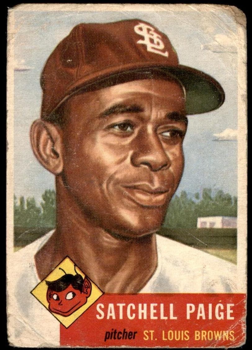 Satchel Paige 1953 topps Topps