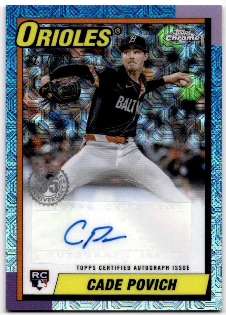 Cade Povich 2025 topps Topps