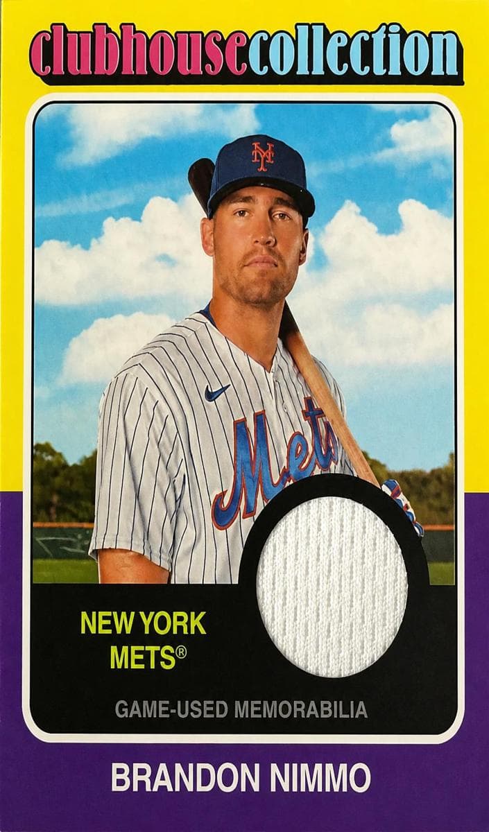 Brandon Nimmo 2024 topps Topps Heritage
