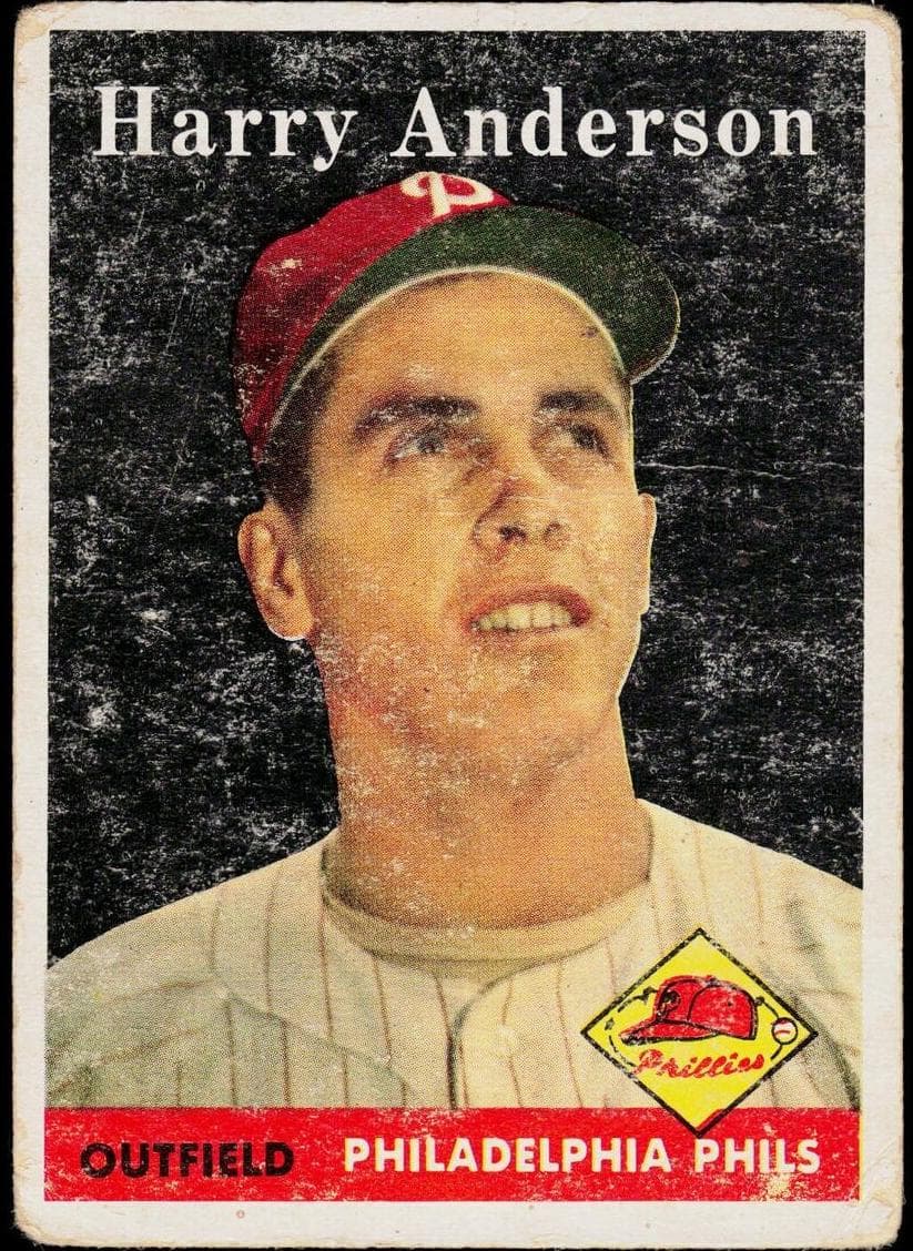 Harry Anderson 1958 topps Topps