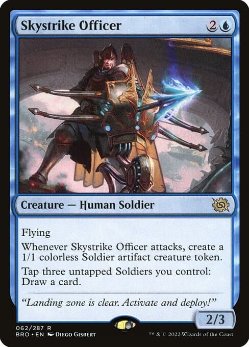 Skystrike Officer 2022 Magic: The Gathering Brother's War
