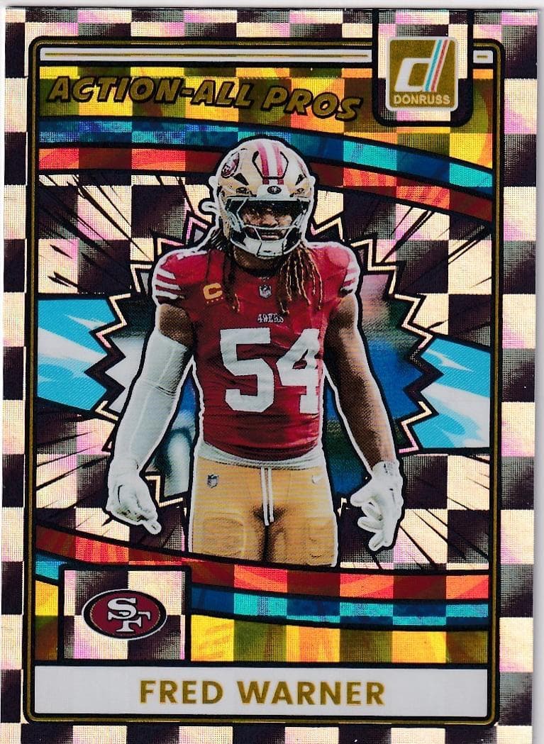 Fred Warner 2025 panini Donruss
