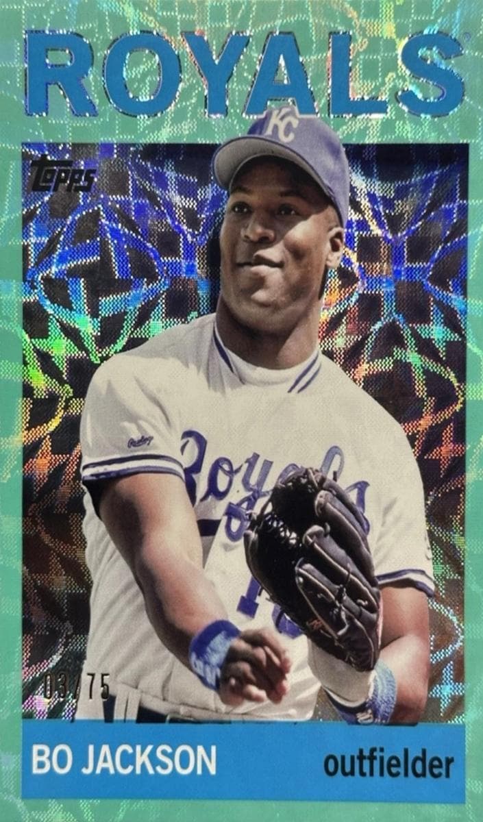Bo Jackson 2025 topps Topps Archives