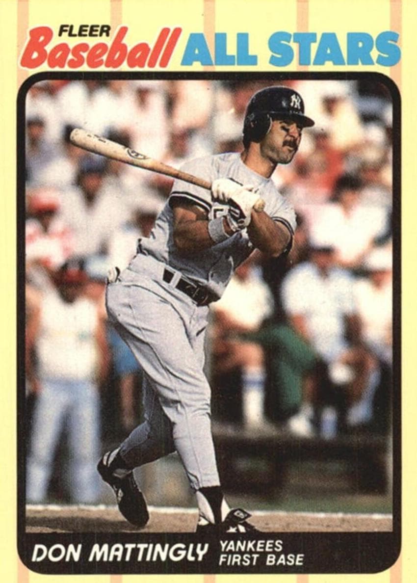 Don Mattingly 1989 fleer
