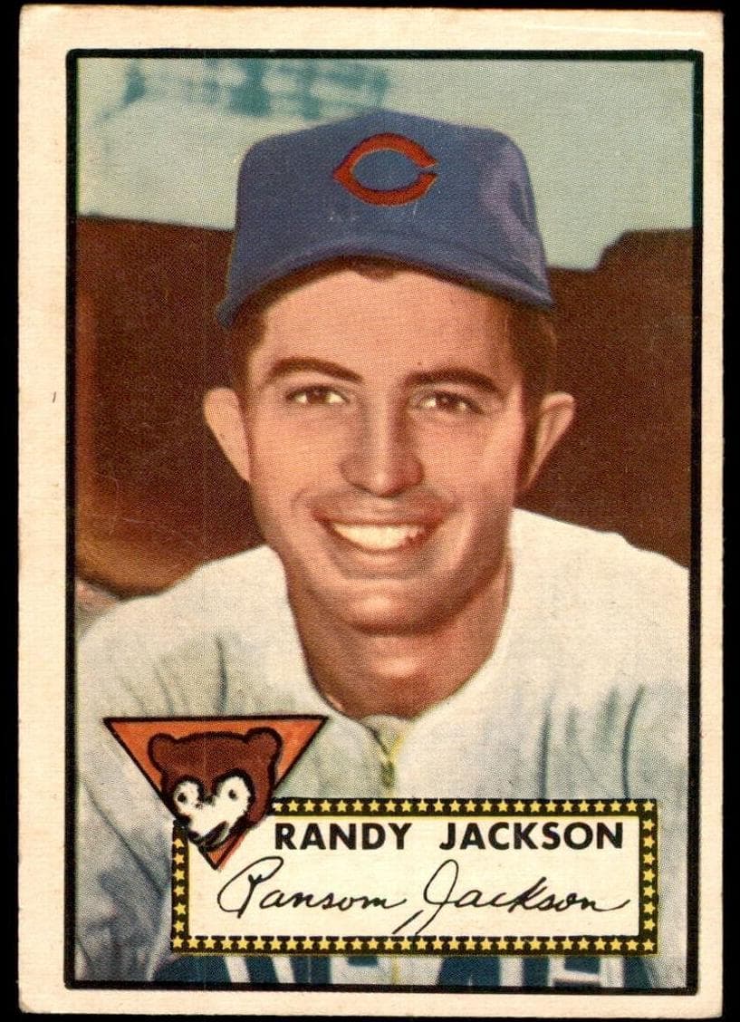 Randy Jackson 1952 topps Topps