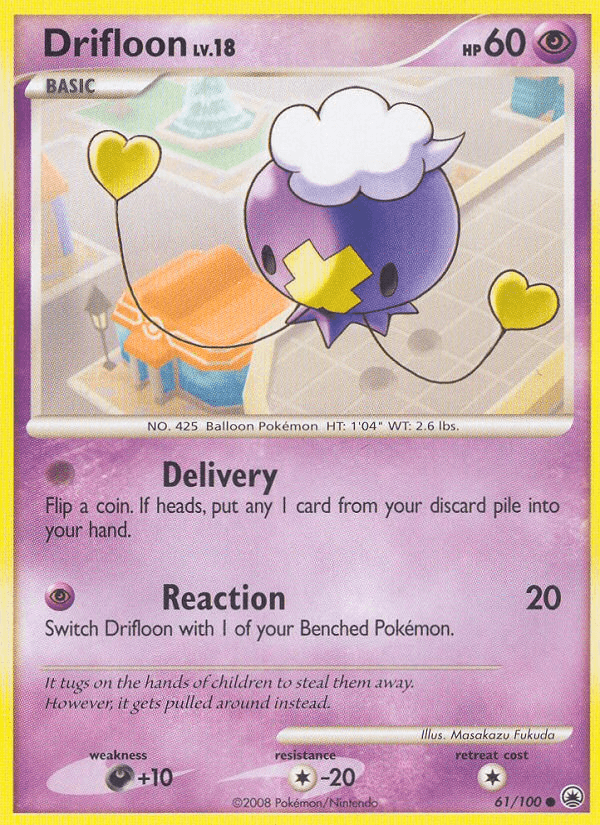 Drifloon 2008 Pokemon Majestic Dawn