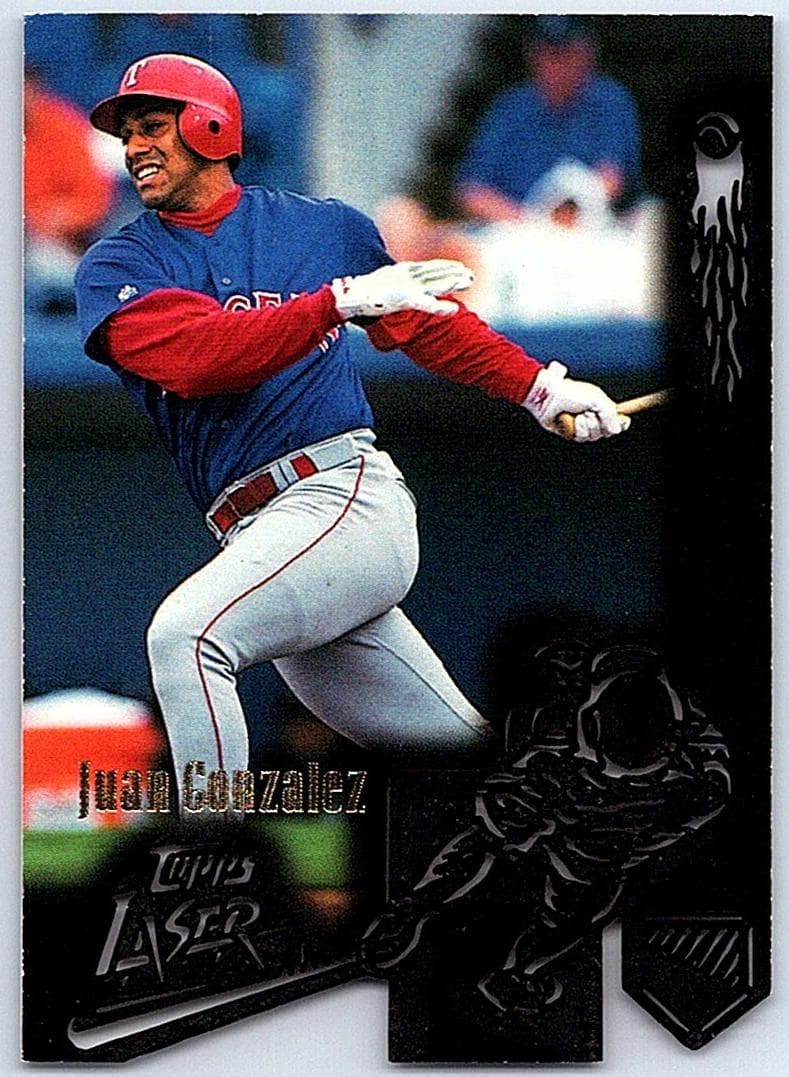 Juan Gonzalez 1996 topps Laser