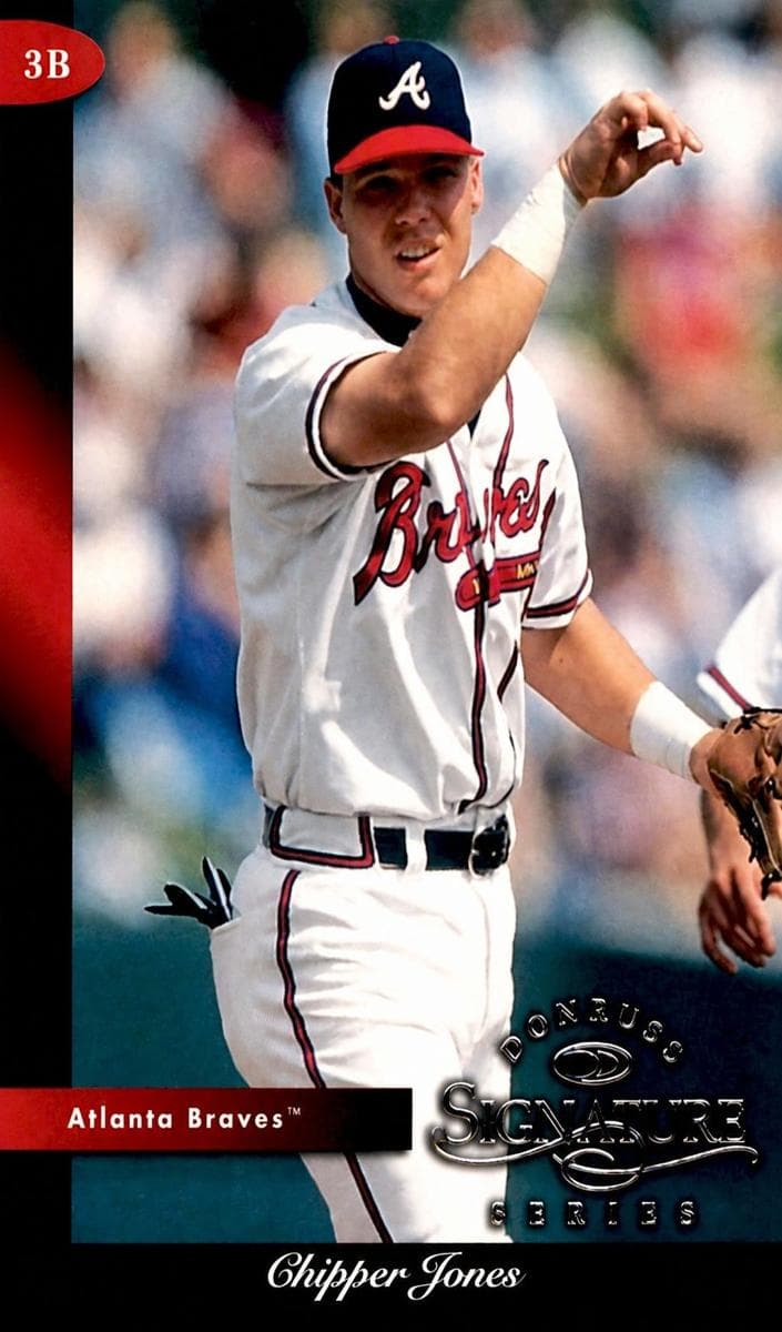 Chipper Jones 1998 panini Donruss Signature