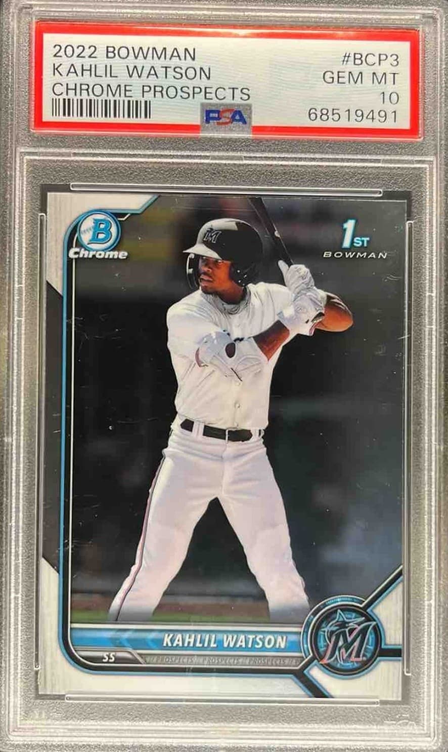 Kahlil Watson Baseball 2022 Bowman 2022 Bowman