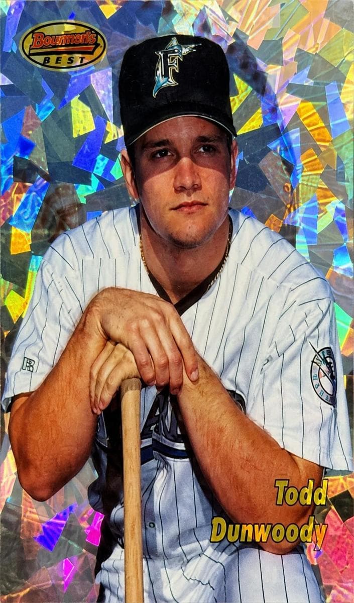 Todd Dunwoody 1998 bowman Bowman's Best