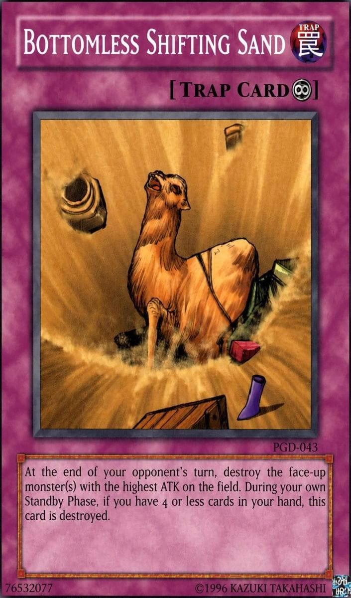 Bottomless Shifting Sand 2003 Yu-Gi-Oh! Pharaonic Guardian