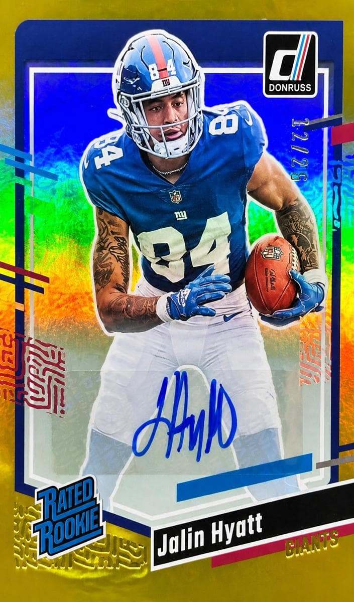 Jalin Hyatt 2023 panini Panini Donruss