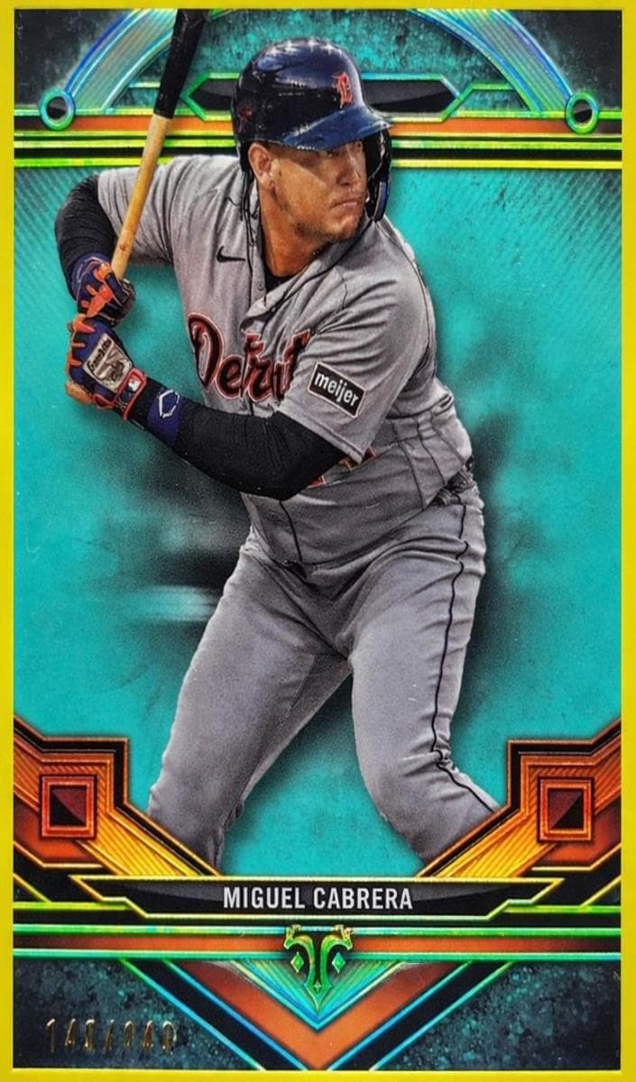 Miguel Cabrera 2024 topps Topps Triple Threads