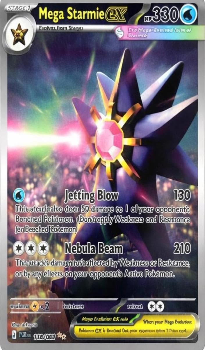Mega Starmie EX #118