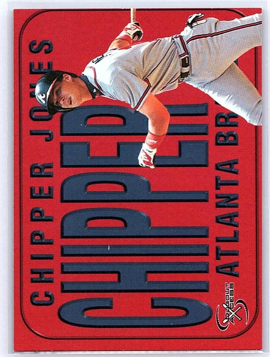 Chipper Jones 1998 skybox Dugout Axcess
