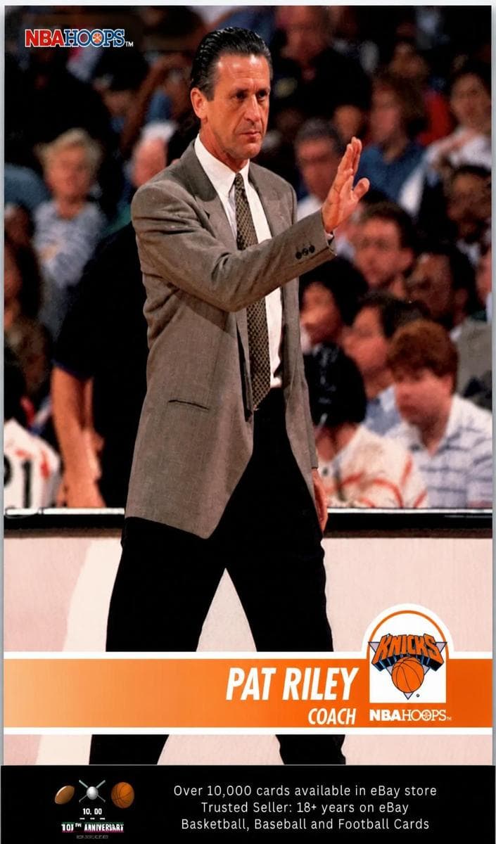 Pat Riley 1994 panini Hoops