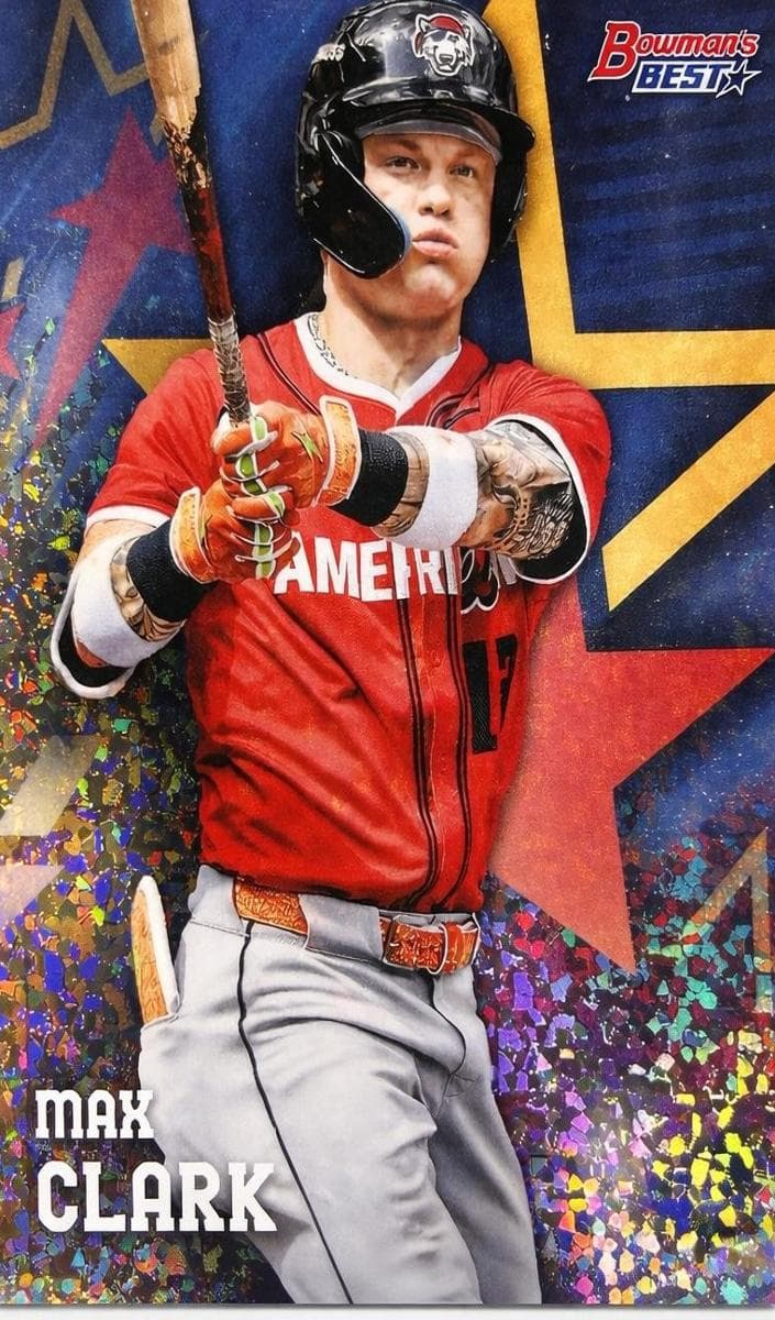 Max Clark trading card