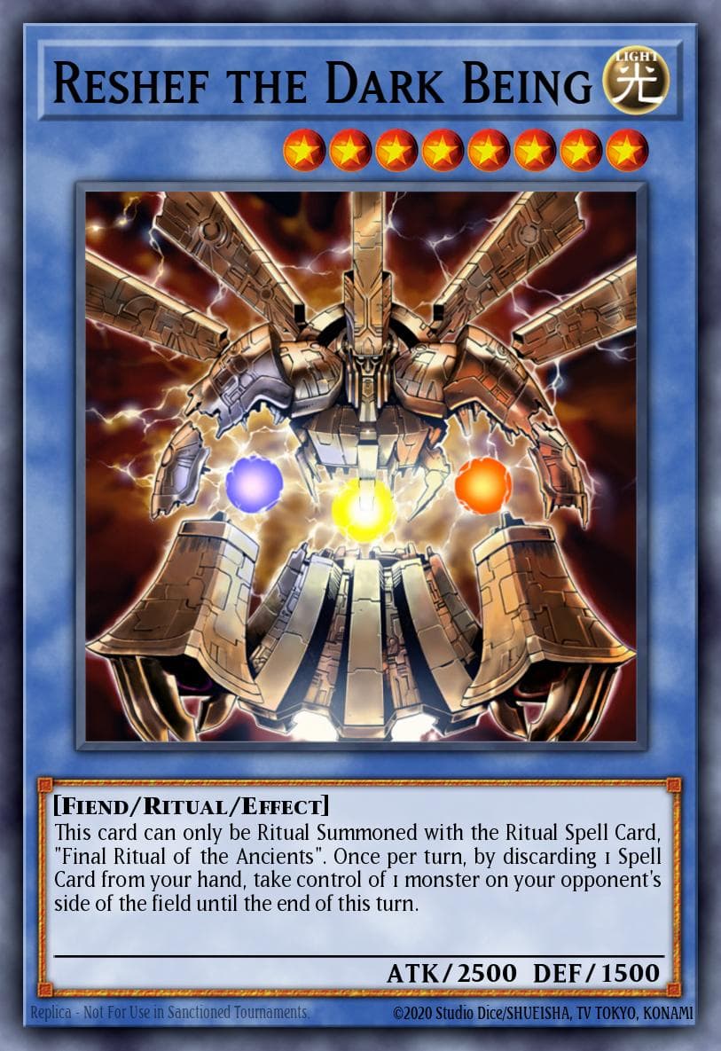 Reshef the Dark Being 2005 Yu-Gi-Oh! The Lost Millennium