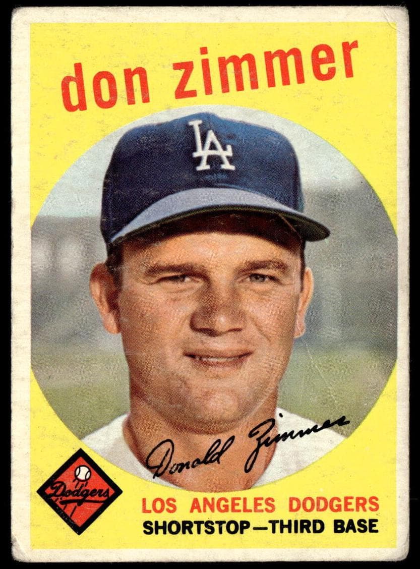 Don Zimmer 1959 topps Topps