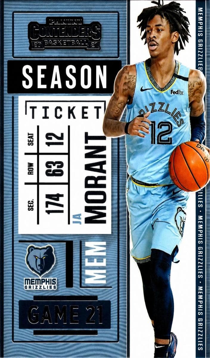 Ja Morant 2020 panini Panini Contenders