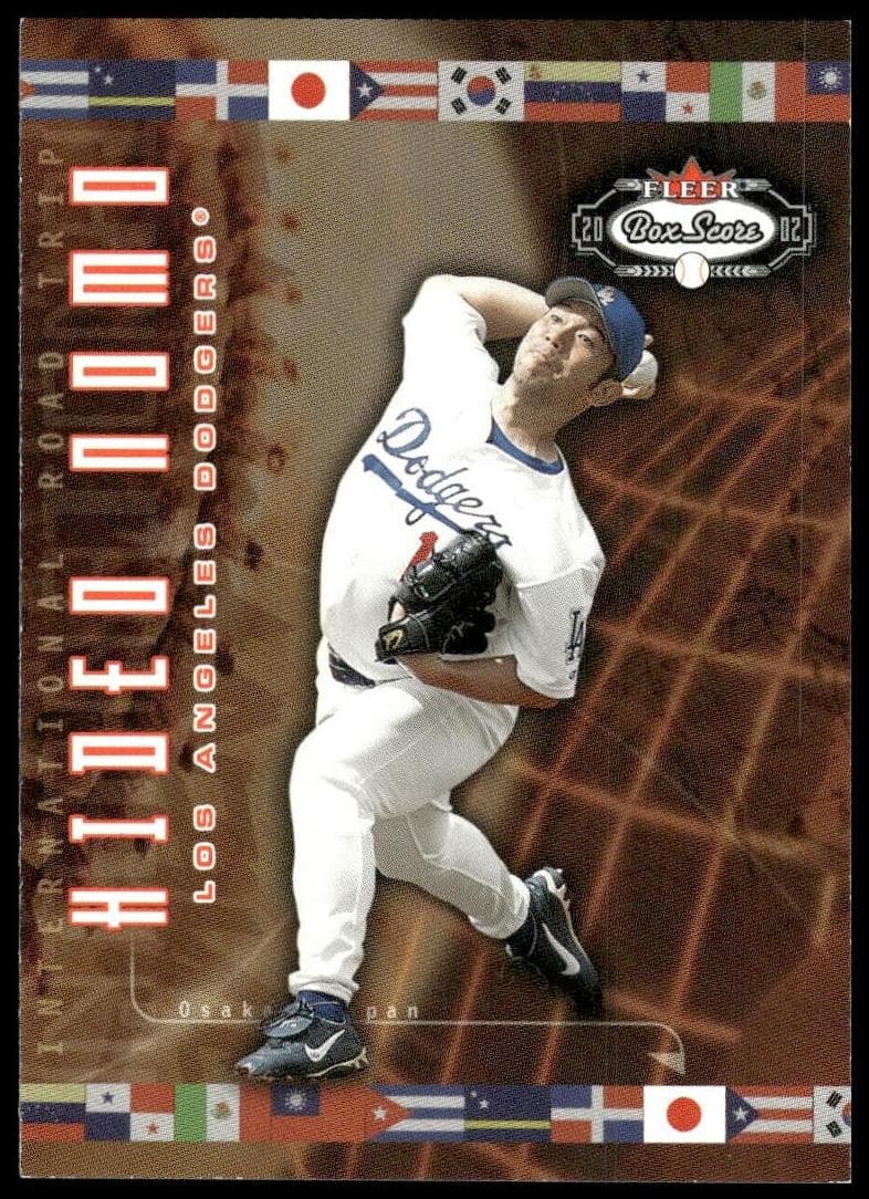 Hideo Nomo 2002 fleer Fleer Box Score