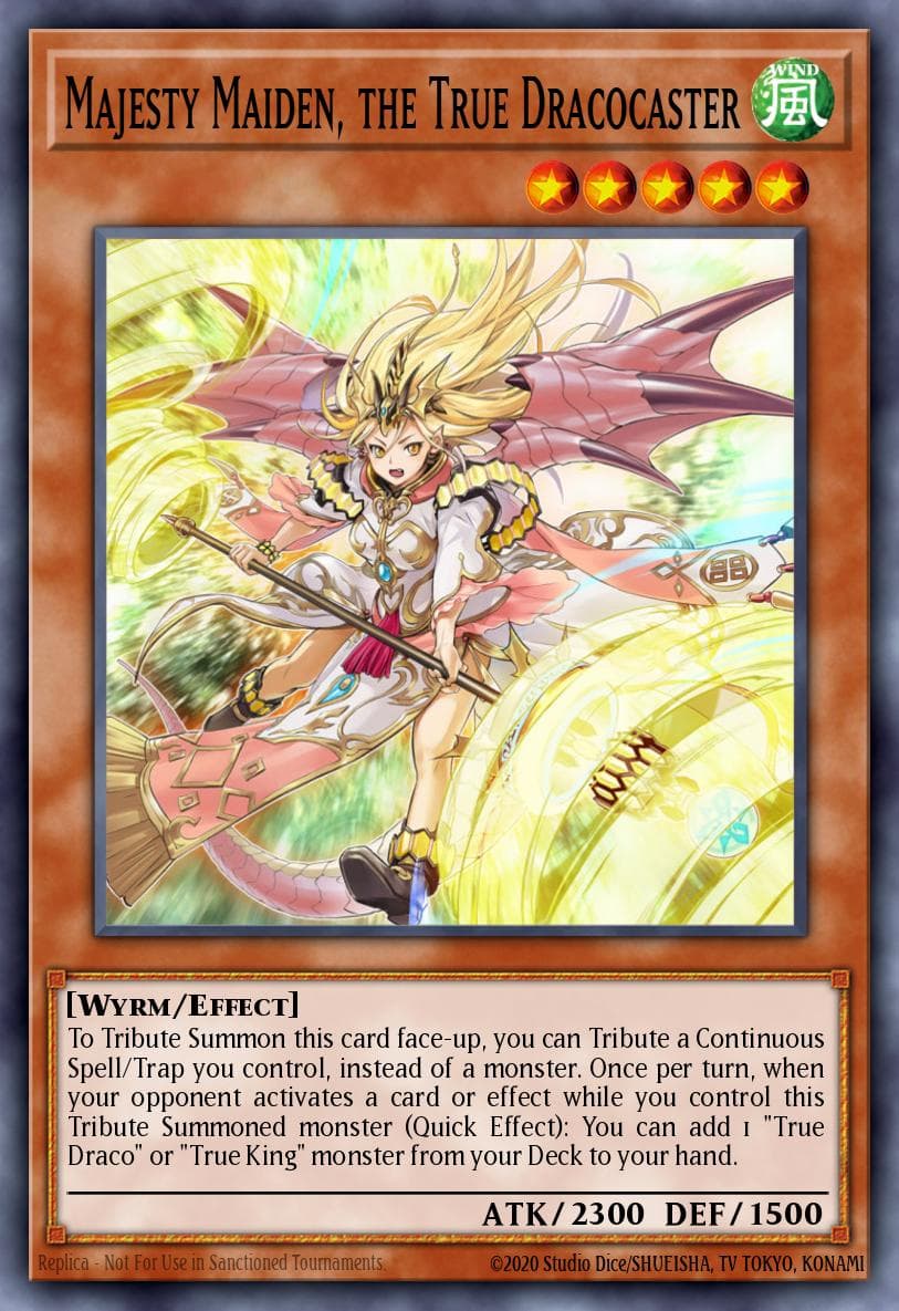 Majesty Maiden, the True Dracocaster #MP18-EN004