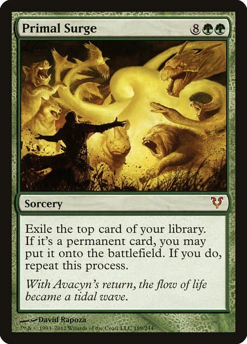 Primal Surge 2012 Magic: The Gathering Avacyn Restored