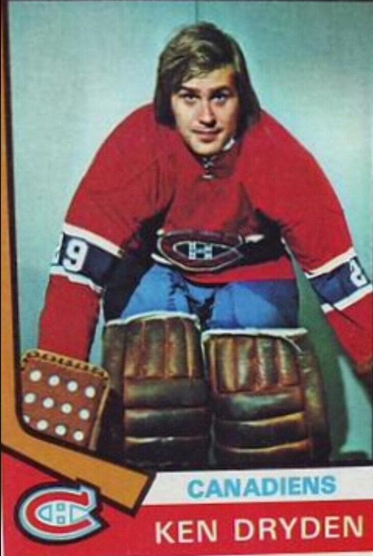 Ken Dryden 1974 topps O-Pee-Chee