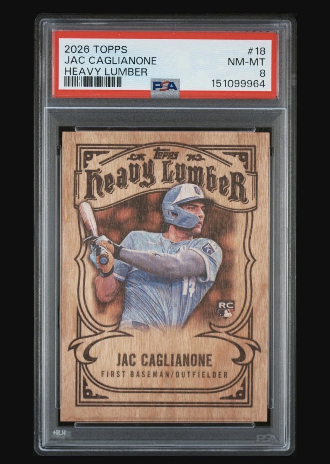 Jac Caglianone 2026 topps Topps Series 1 Heavy Lumber