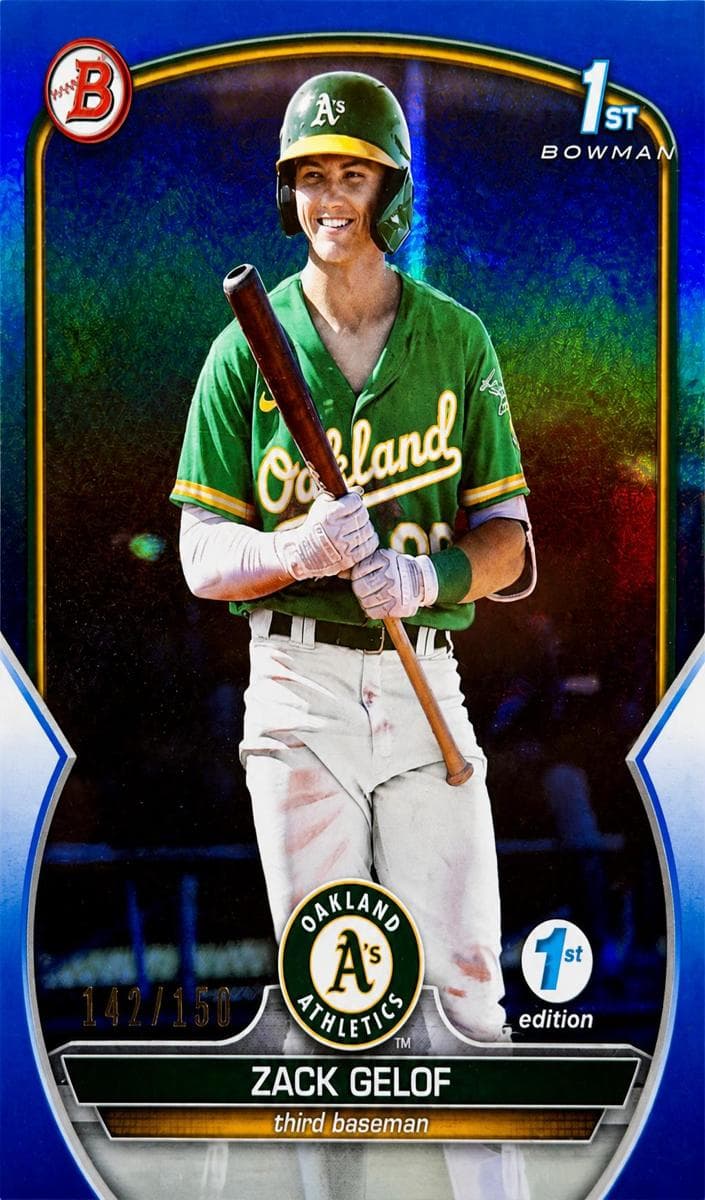 Zach Gelof trading card
