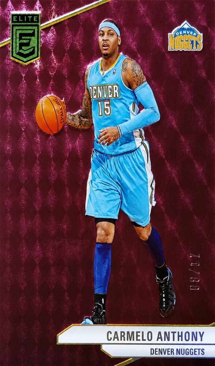 Carmelo Anthony 2023 panini Donruss Elite