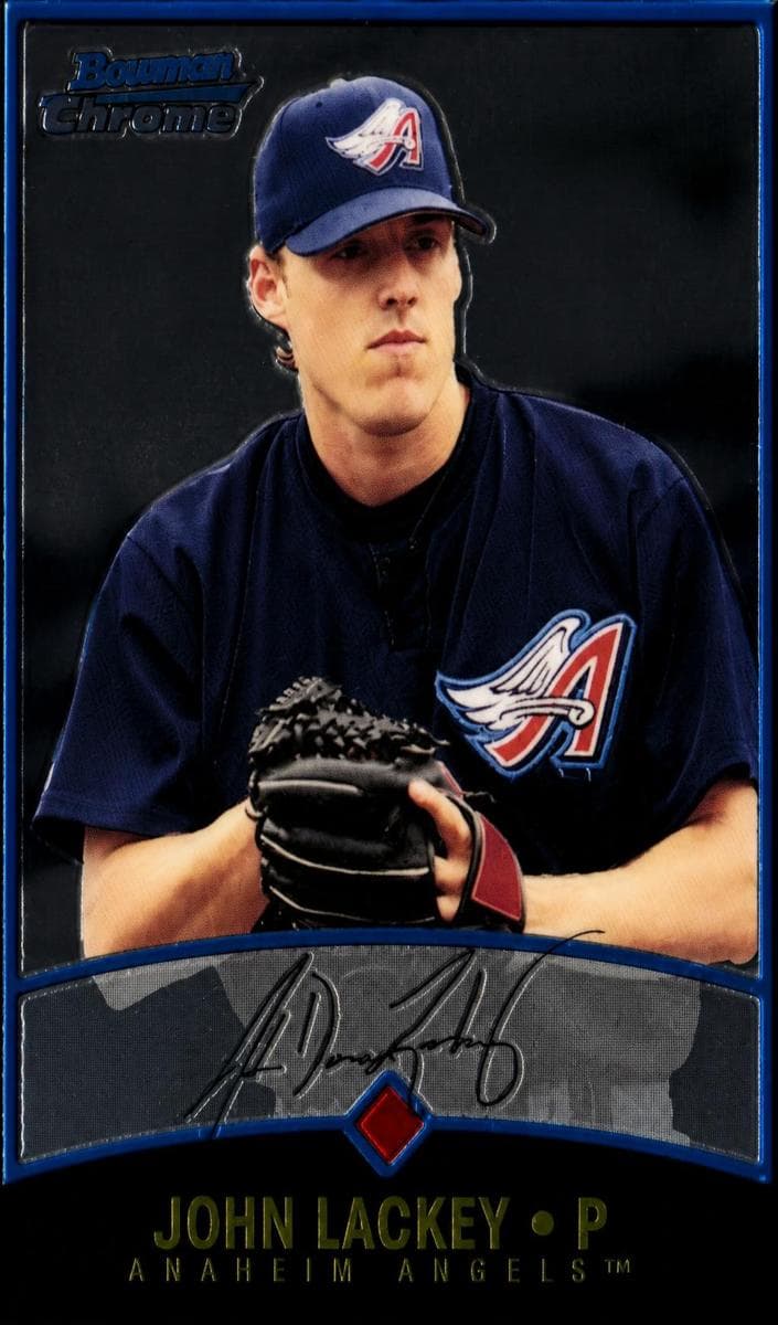 John Lackey 2001 bowman Bowman Chrome