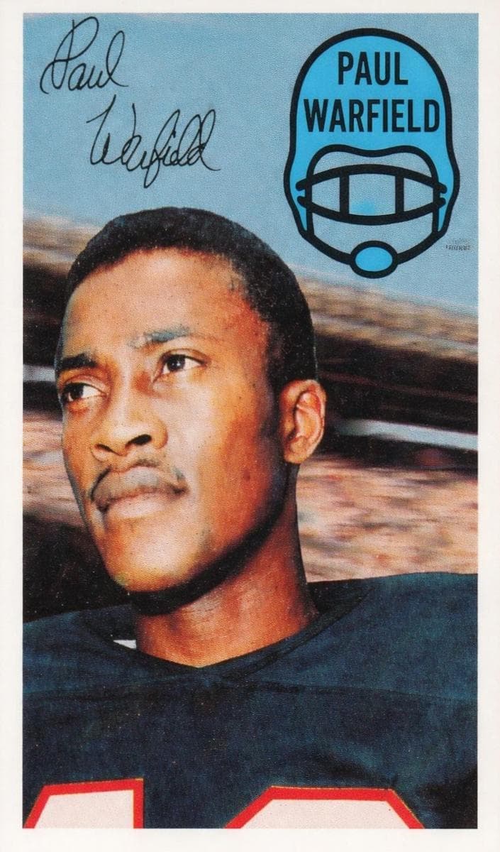 Paul Warfield 1970 unknown