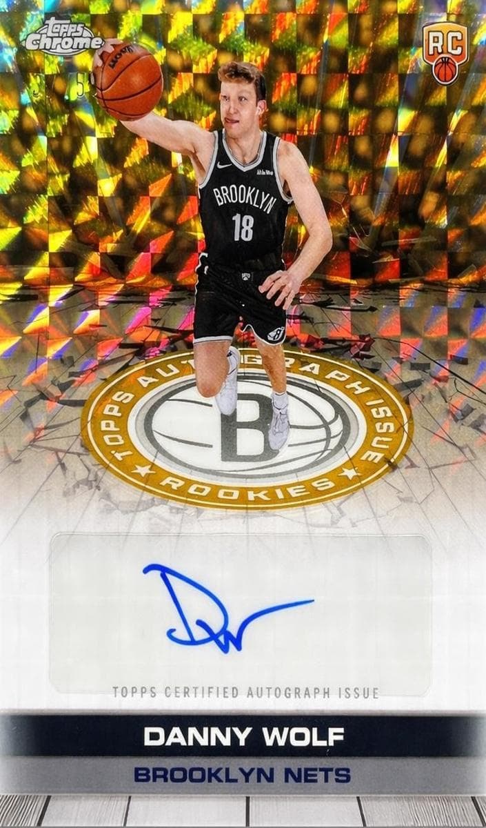 Danny Wolf 2025 topps Topps Chrome