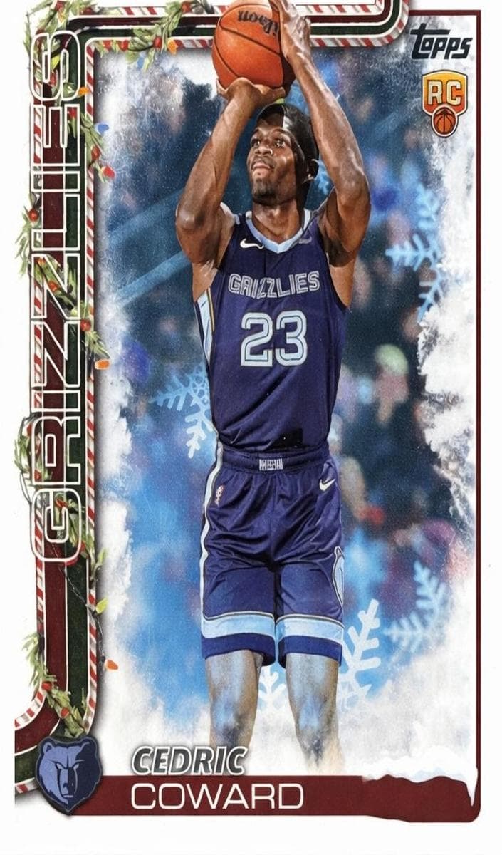 Cedric Coward 2025 topps Topps Holiday