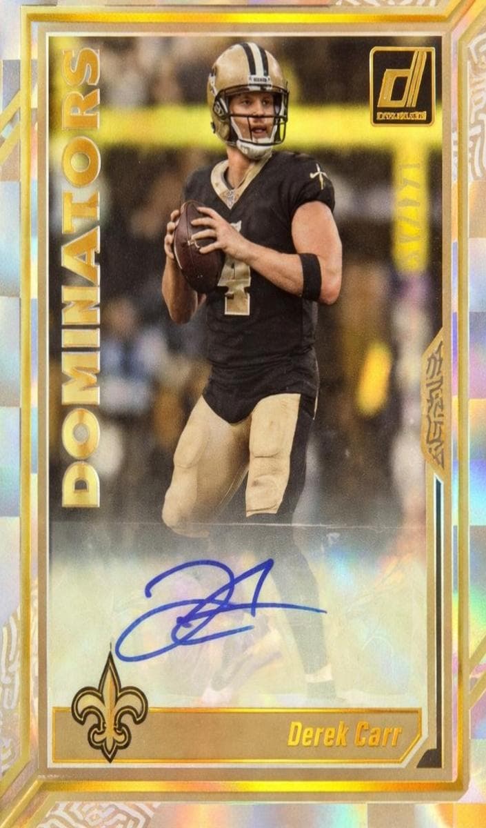 Derek Carr 2023 panini Panini Donruss