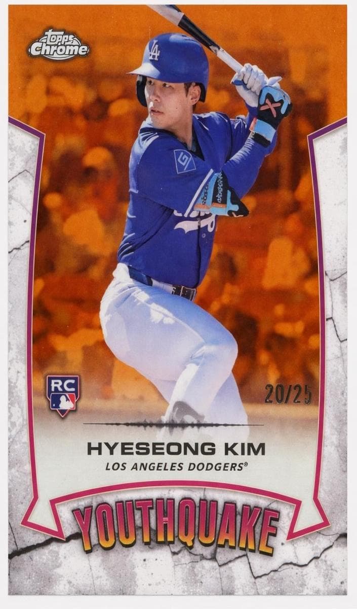 Hyeseong Kim 2025 topps Chrome