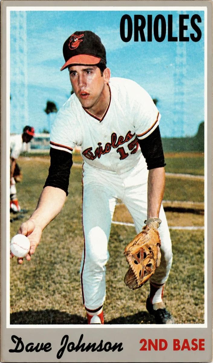 Dave Johnson 1969 topps O-Pee-Chee