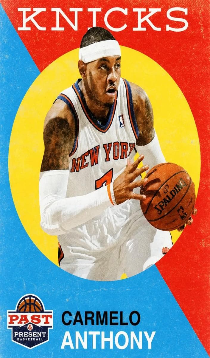 Carmelo Anthony 2011 panini Past & Present