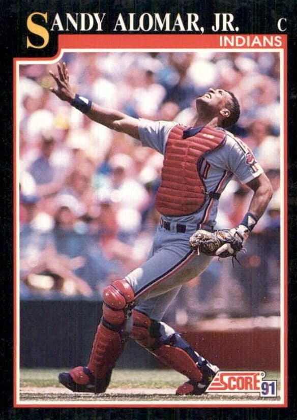 Sandy Alomar Jr. 1991 panini Score