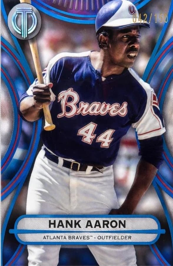 Hank Aaron 2025 topps Topps Tribute