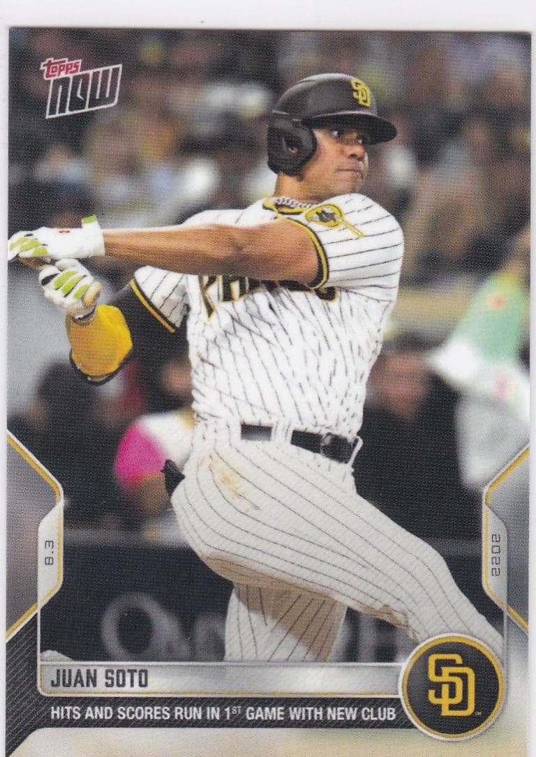Juan Soto 2022 topps