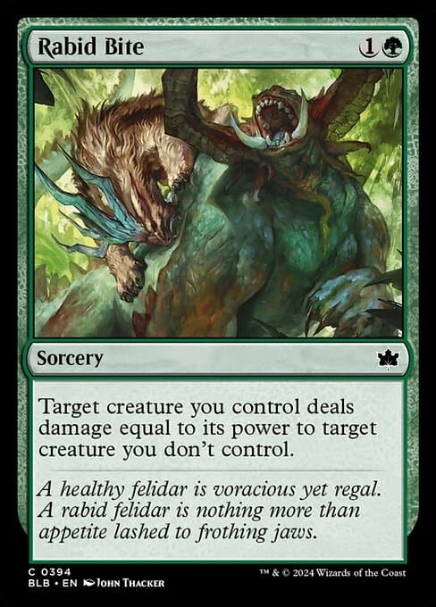 Rabid Bite 2017 Magic: The Gathering Welcome Deck 2017